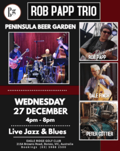 Peninsula Beer Garden - Blues/Jazz Trio @ Eagfleridge Golf Course